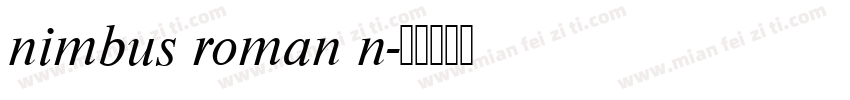 nimbus roman n字体转换